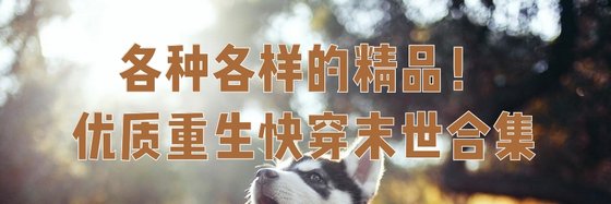 各種各樣的精品！優質重生快穿末世合集